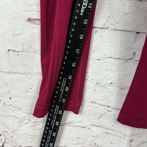 !SIZE Adidas Leggings Womens Tights Training Capri Pull On Active Pocket Pink - Picture 6 of 9